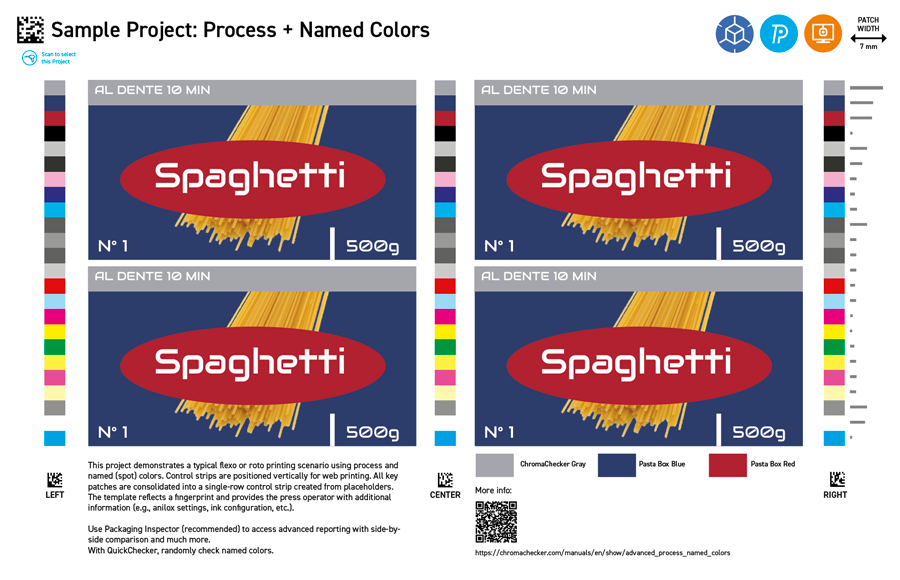 Advanced Process + Named Colors layout
